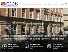 Tablet Screenshot of mls-college.co.uk
